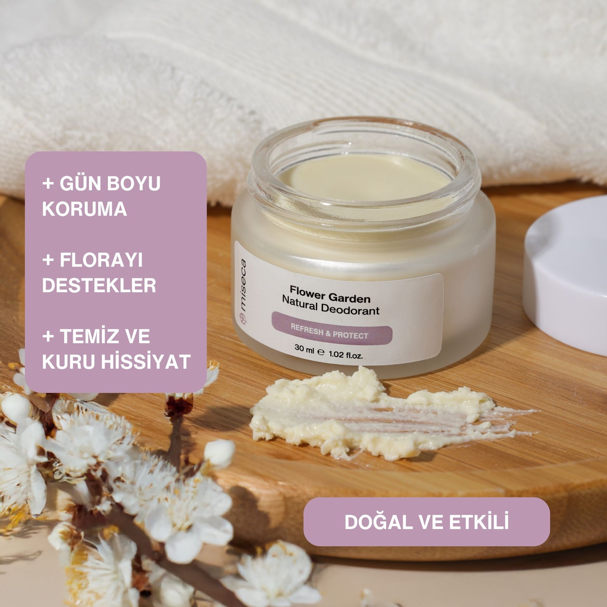 Flower Garden Doğal Krem Deodorant 30 ml