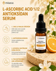 L-Ascorbic Acid 12% C Vitamini Antioksidan Serum 10 ml