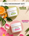 İkili Doğal Deodorant Seti | Mystic Lotus - Citrus Tree