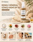 Renkli Mineral Güneş Kremi Spf 50+ Çok Yüksek Koruma 60 G