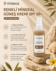 Renkli Mineral Güneş Kremi Spf 50+ Çok Yüksek Koruma 60 G