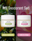 İkili Doğal Deodorant Seti | Mystic Lotus - Citrus Tree