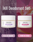 Natural Deodorant Set for Two | Flower Garden - Mystic Lotus