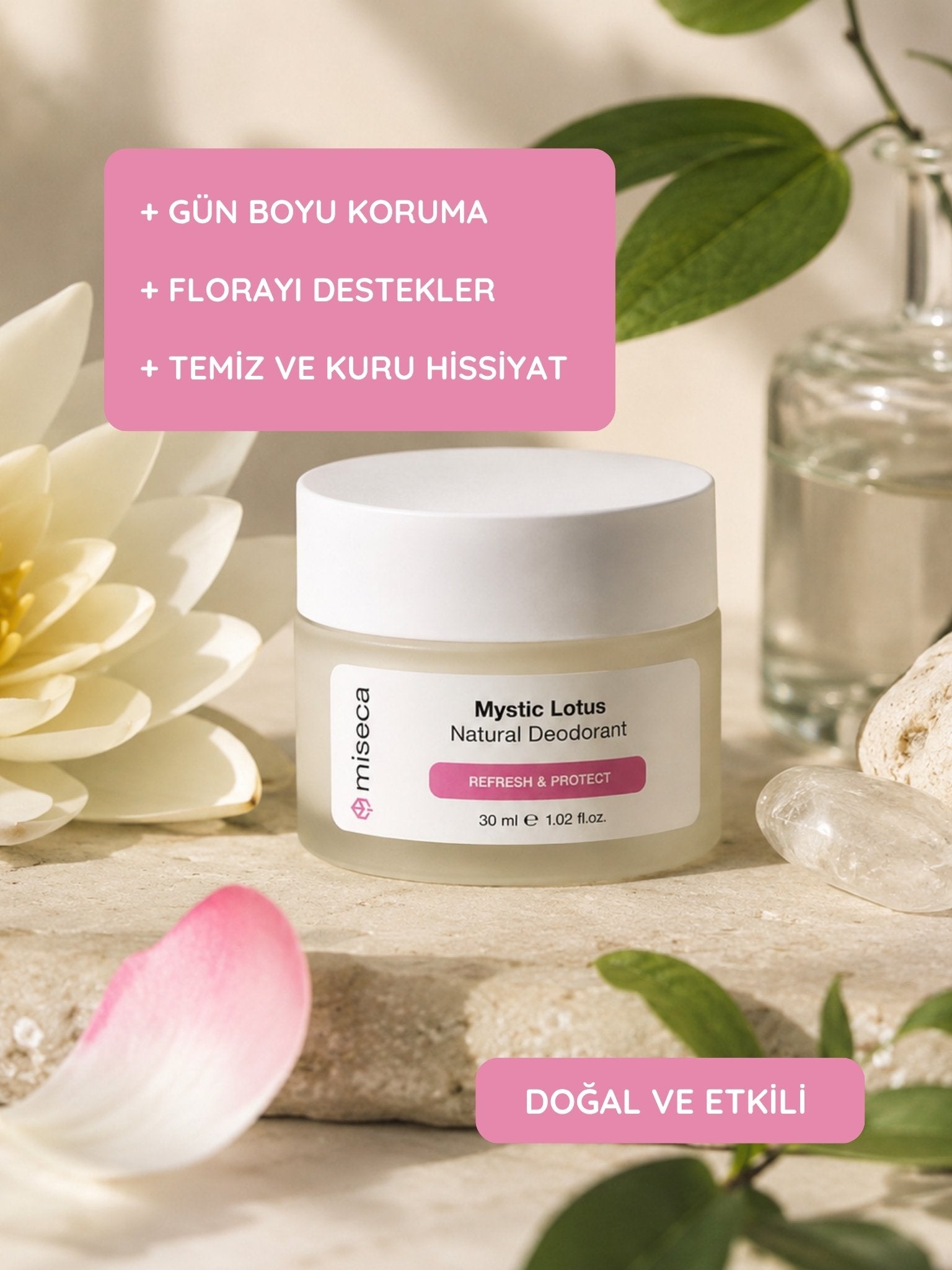 Mystic Lotus Doğal Krem Deodorant 30 ml