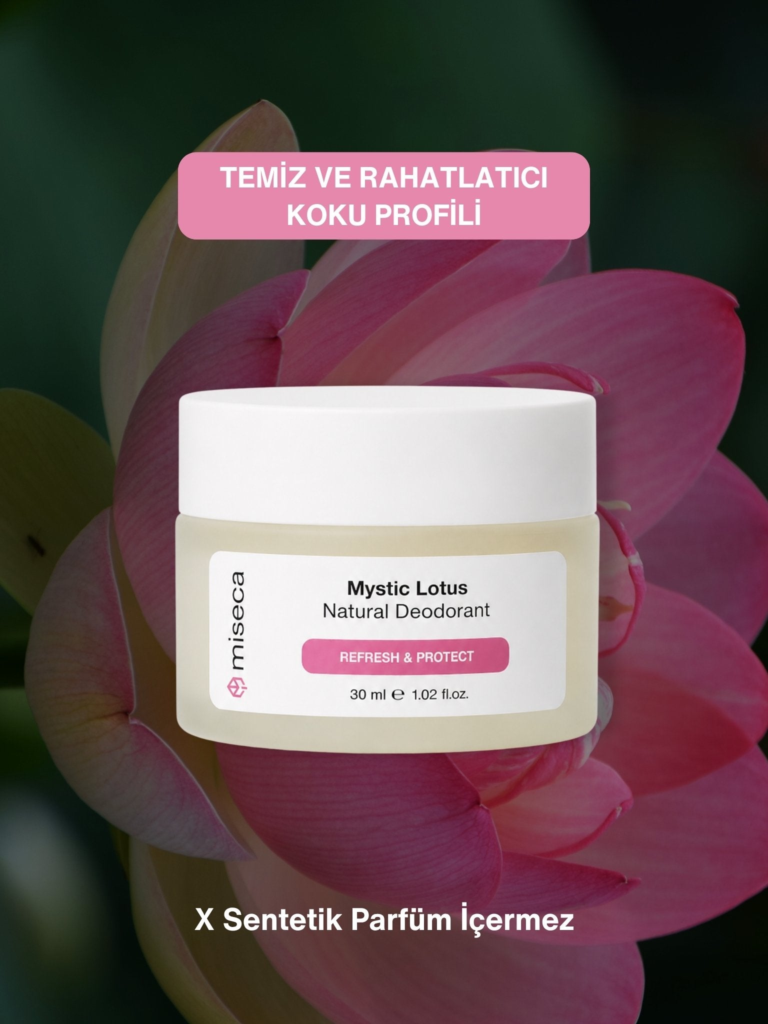 Mystic Lotus Doğal Krem Deodorant 30 ml
