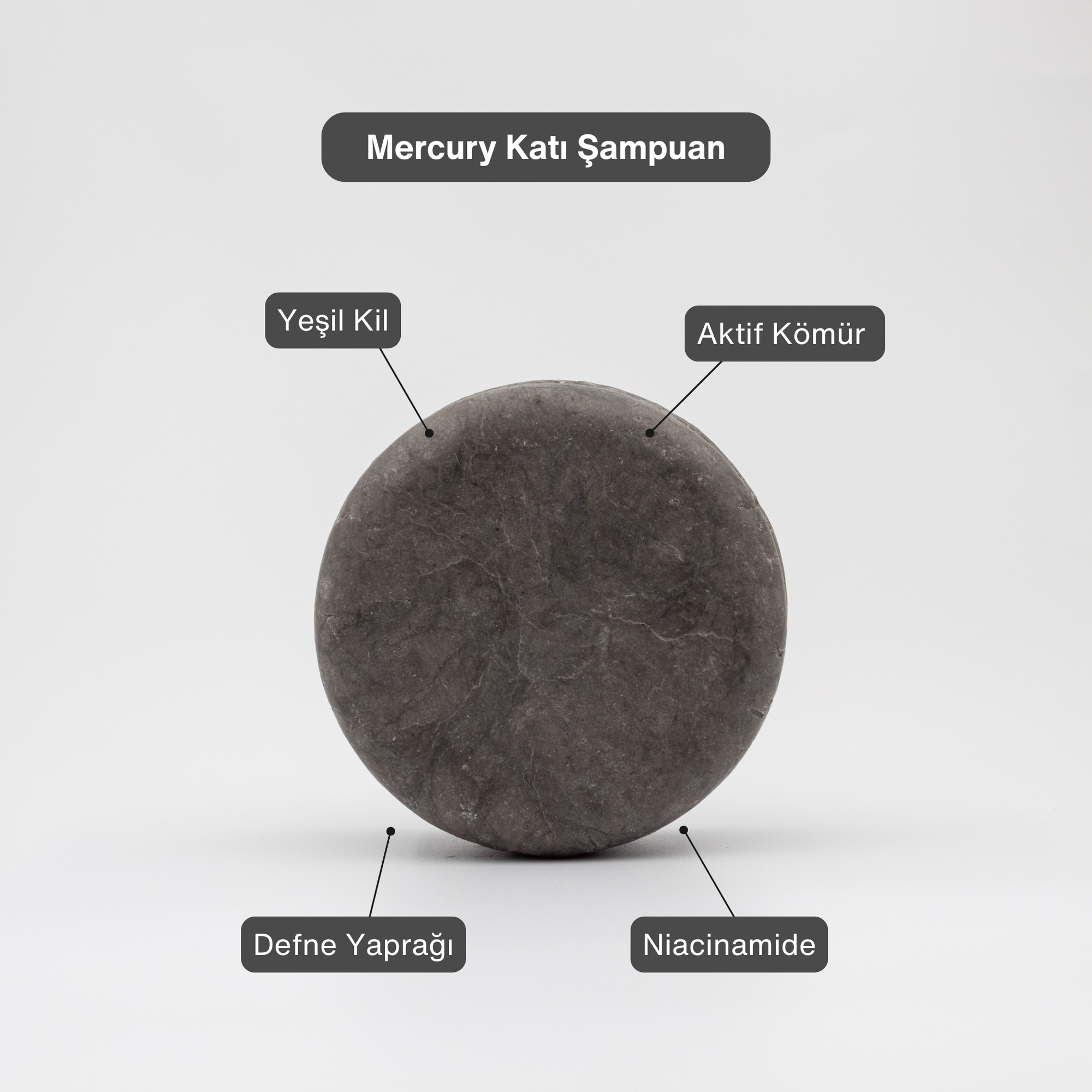 Mercury Yağlı Saçlar Dengeleyici Katı Şampuan 105 g - miseca