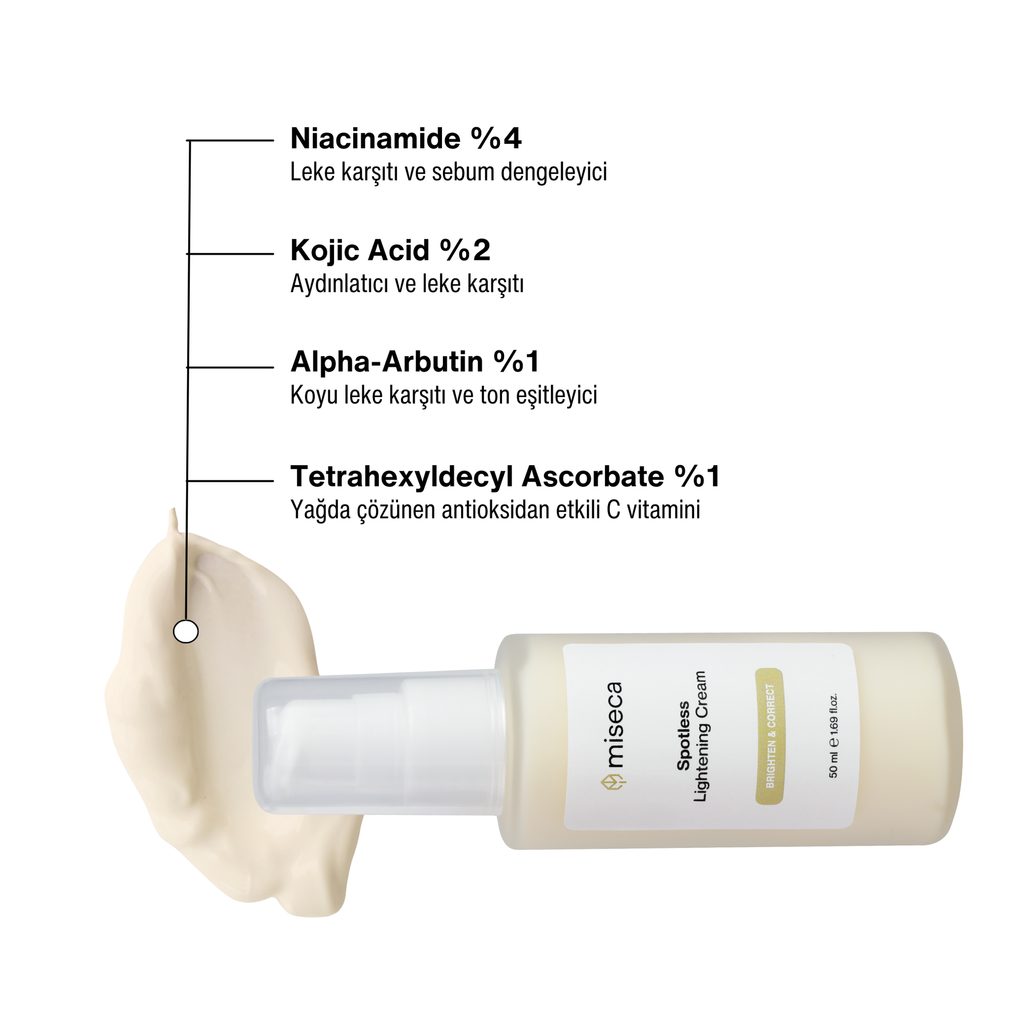 Spotless Leke Karşıtı ve Aydınlatıcı Krem 50 ml - miseca